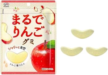 まるでりんごグミ　まるでなしグミ 50個ずつ 計100個セット Amazon | 【まとめ買い4袋】まるでりんごグミ 53g×4袋 | ノー